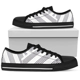 Manuscript Black Trim Low Top Shoe