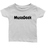 MusoGeek Infant T - Shirt Black Script