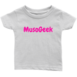 MusoGeek Infant T - Shirt Pink Script