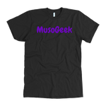 MusoGeek T Shirt Purple Script