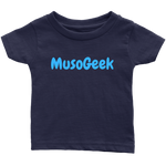 MusoGeek Infant T - Shirt Blue Script