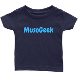 MusoGeek Infant T - Shirt Blue Script