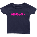 MusoGeek Infant T - Shirt Pink Script