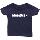 MusoGeek Infant T - Shirt White Script