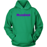 MusoGeek Unisex Hoodie Purple Script