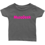 MusoGeek Infant T - Shirt Pink Script