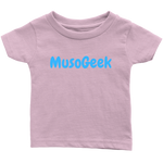 MusoGeek Infant T - Shirt Blue Script