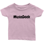 MusoGeek Infant T - Shirt Black Script