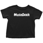 MusoGeek Toddler T - Shirt White Script