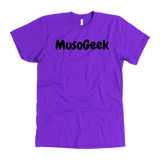 MusoGeek T Shirt Black Script