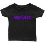 MusoGeek Infant T - Shirt Purple Script