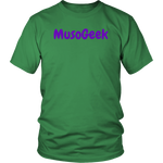 MusoGeek District Unisex Shirt Purple Script