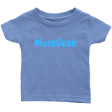 MusoGeek Infant T - Shirt Blue Script