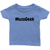 MusoGeek Infant T - Shirt Black Script