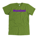 MusoGeek T Shirt Purple Script