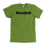 MusoGeek T Shirt Black Script