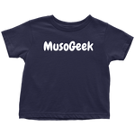 MusoGeek Toddler T - Shirt White Script