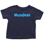 MusoGeek Toddler T - Shirt Blue Script