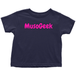 MusoGeek Toddler T - Shirt Pink Script