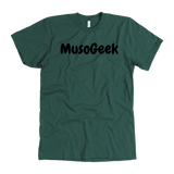 MusoGeek T Shirt Black Script