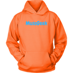 MusoGeek Unisex Hoodie Blue Script