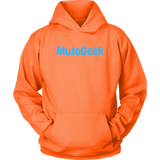 MusoGeek Unisex Hoodie Blue Script