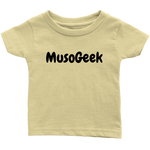 MusoGeek Infant T - Shirt Black Script