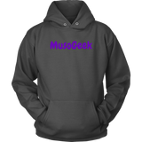 MusoGeek Unisex Hoodie Purple Script