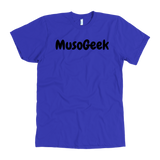 MusoGeek T Shirt Black Script