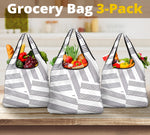 Manuscript Black Trim Grocery 3-Pack