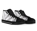 Manuscript High Top Black Trim Shoe