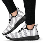 Manuscript Mesh Knit Sneakers