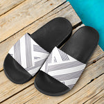 Manuscript Slide Sandals