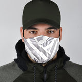 Manuscript Face Mask Black Ties