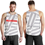 MusoGeek Manuscript Men's Tank Top Red Script