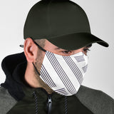 Manuscript Face Mask Black Ties