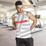 MusoGeek Manuscript Men's Tank Top Red Script