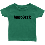 MusoGeek Infant T - Shirt Black Script