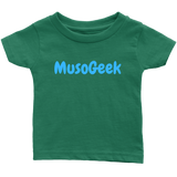 MusoGeek Infant T - Shirt Blue Script