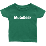 MusoGeek Infant T - Shirt White Script