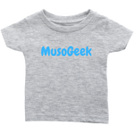 MusoGeek Infant T - Shirt Blue Script