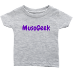 MusoGeek Infant T - Shirt Purple Script