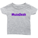 MusoGeek Infant T - Shirt Purple Script