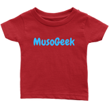 MusoGeek Infant T - Shirt Blue Script