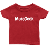 MusoGeek Infant T - Shirt White Script