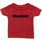 MusoGeek Infant T - Shirt Black Script