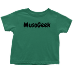 MusoGeek Toddler T - Shirt Black Script