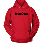 MusoGeek Unisex Hoodie Black Script