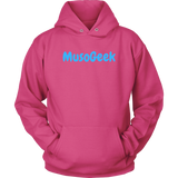 MusoGeek Unisex Hoodie Blue Script