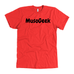 MusoGeek T Shirt Black Script